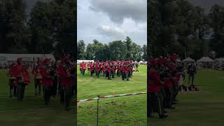 Oman Royal Army Pipe Band at 2023 Perth UK Highland Games [upl. by Irac574]