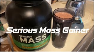 Best weight gain protein Serious Mass for skinny guys [upl. by Kirchner]