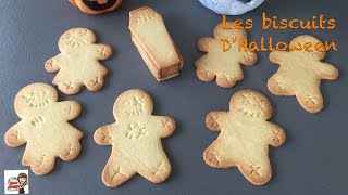 RECETTE 🎃DES BISCUITS D’HALLOWEEN🎃 [upl. by Neenaej655]