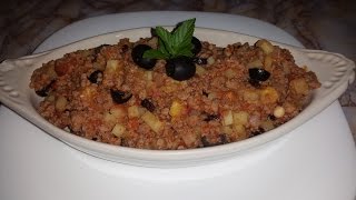 GUISADO DE PICADILLO DE RES CON ALMENDRAS PARA RELLENAR [upl. by Spence]