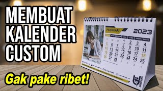 CARA MUDAH MEMBUAT KALENDER CUSTOM [upl. by Eninnaj]