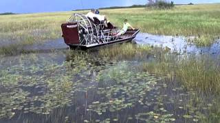 Airboating in Area 3a South  Part Two Riding In [upl. by Acinet11]