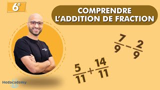 COMPRENDRE LADDITION DE FRACTIONS [upl. by Arved]