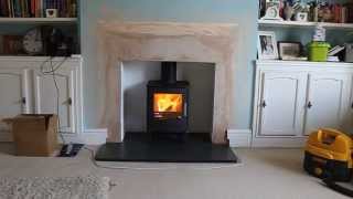 Fireplace breakout and installation of Westfire Series One [upl. by Levram]