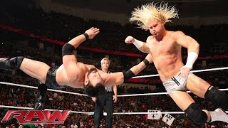 Dolph Ziggler vs quotDamien Mizdowquot Raw Aug 25 2014 [upl. by Arsuy897]