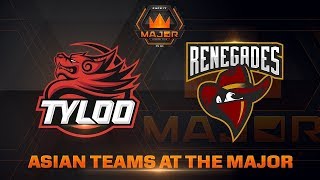 Asian Teams At the Majors TyLoo  Renegades [upl. by Fari]