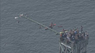 Annual Greasy Pole Contest held in Gloucester [upl. by Quenna]