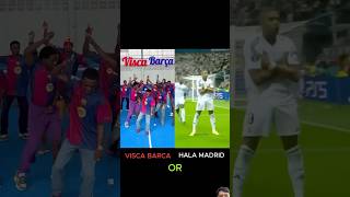 Visca Barca OR Hala Madrid ❤️🤍football trending fcbarcelona halamadrid viscabarsa [upl. by Babcock]