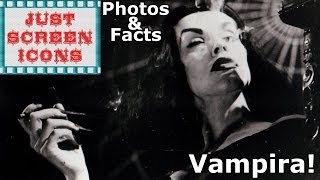 Vampira Maila Nurmi  Photos amp Facts [upl. by Eoin]