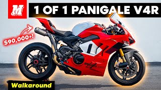 Most Beautiful 2023 Ducati Panigale V4R  Walkaround [upl. by Lemuela]