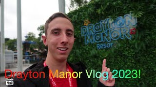 Drayton manor vlog October 2023Theme park Bot [upl. by Noel308]