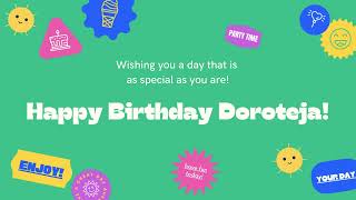 Happy Birthday Doroteja [upl. by Varuag982]