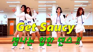 Get Saucy겟 소시 힙한 라인댄스  DEMO amp COUNT 요즘 젤 핫한곡 OCT  2024 [upl. by Nnaik330]