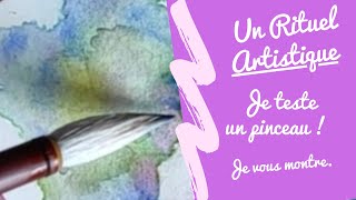 Art Rituel  Un nouveau pinceau Aquarelle [upl. by Ahsenor]