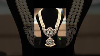 925 Silver Jewellery  Exclusive Pearls with Victorian Pendant CallWhatsApp 9704646699 [upl. by Aliuqahs]