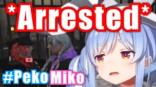 Pekora Arrested By Miko And Sent To Prison On HoloGTA Day 2【HololiveUsada Pekora】 [upl. by Zertnom]