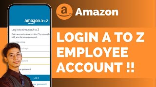 Amazon A  Z Employee Login  Amazon Employee Sign In Tutorial [upl. by Niledam]