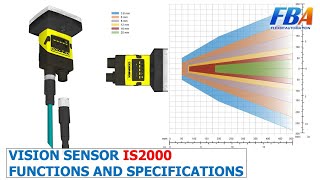 Part 2  Cognex IS2000 Vision Sensor Functions And Specifications  Industrial Vision Camera [upl. by Amlet]