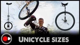 Unicycle science  Why so many wheel sizes [upl. by Marlane]