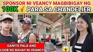 VEANCY NAGULAT INTERIOR DESIGN SA BAHAY NI VEANCY IPINASILIP WORTH 100K💰 NA CHANDELIER IBIBIGAY [upl. by Dnalerb]