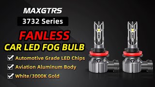 3732 Series Fanless Car LED Fog Bulb [upl. by Dlanar429]