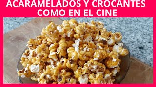 Como hacer POCHOCLOS CON CARAMELO [upl. by Anelaf]