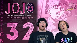 SOS Bros React  JoJos Bizarre Adventure Part 5 Episode 32  Buccelati vs Secco [upl. by Oaks685]