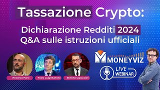 tasse crypto e Dichiarazione Redditi 2024 QampA con gli esperti sulle istruzioni ufficiali [upl. by Undine]