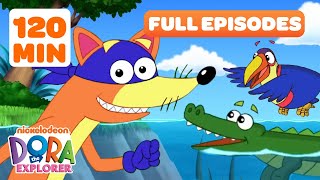 Swipers Animal Marathon 🦊 2 Hours  Dora the Explorer  Dora amp Friends [upl. by Naelcm]