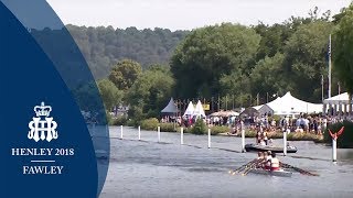 T Scullers A v Marlow  Fawley  Henley 2018 Day 1 [upl. by Audri]