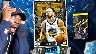 AQUAMARINE STEPH CURRY PACK OPENING NBA 2K Mobile Season 6 [upl. by Ahl]