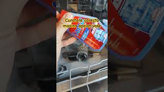 Curatare masina spalat vase Somat Sanytol bosch dishwashers diy [upl. by Akalam]