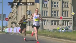 Prague Marathon 2018 last kilometers [upl. by Dibbrun864]