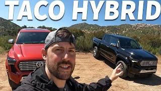 TESTED The new 2024 Toyota Tacoma Hybrid trades MPG for Smoothness amp Torque [upl. by Aristotle552]