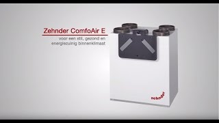 Zehnder ComfoAir E  voor een stil gezond en energiezuinig binnenklimaat [upl. by Stirling]