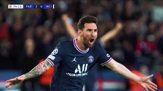 Lionel Messi vs Manchester City UCL 202122Home HD 1080i [upl. by Nolat924]