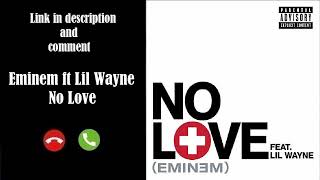 No Love Ringtone by Eminem ft Lil Wayne  SimplyRingtone [upl. by Afnin]