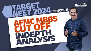 TARGET NEET 2024  AFMC MBBS CUT OFF  Indepth Analysis [upl. by Vescuso475]