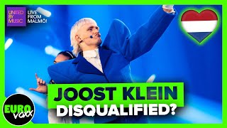 Is JOOST KLEIN and NETHERLANDS going to be DISQUALIFIED from EUROVISION 2024 FINAL REACTION [upl. by Rasure994]