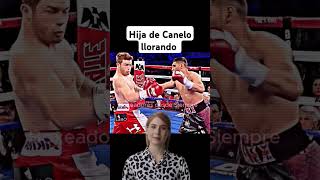 Hija de Canelo llora por ver a Canelo vs Khan boxing boxeomexicano caneloalvarez canelo boxing [upl. by Sturdivant]