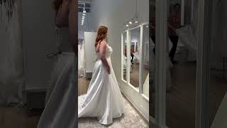 TRYING ON WEDDING DRESSES 👰‍♀️ [upl. by Trebliw]