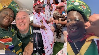 Mama Joy gets married to French Mlungu Papa Joy [upl. by Granthem]