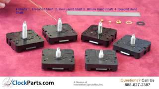 How to Determine the Correct Clock Motor Shaft [upl. by Ayala680]