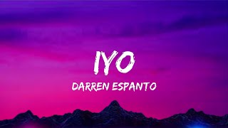 Iyo Lyrics Video  Darren Espanto [upl. by Brier]