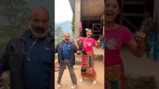 Ishtu Karki enjoying dance with Surbir Pandit Dariba danceshorts ishtukarki [upl. by Eikcor]