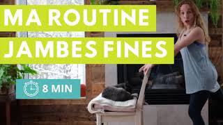 Muscler et affiner ses jambes après 50 ans en 8 minutes avec le Pilates Barre 💖 [upl. by Doria]