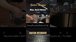 Hey Soul Sister  Train  EASY Guitar Tutorial with Chords  Lyrics guitarchords [upl. by Racso]