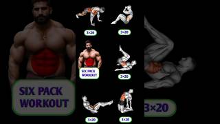 SIX pack abs workout at home 🏠🏡 [upl. by Felt]