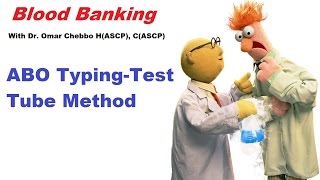 Blood Banking ABO TypingTest Tube Reverse Method [upl. by Clynes277]