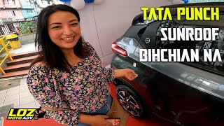 TATA PUNCH Sunroof India rama SAFE ber a an sawi Compact SUV Bihchian na leh Launch [upl. by Tobiah]